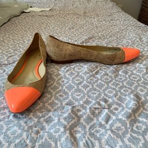 RARE Kate Spade Cork Flats